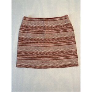 Banana Republic Women's Size 4 Striped Tweed Mini Skirt‎ NWOT